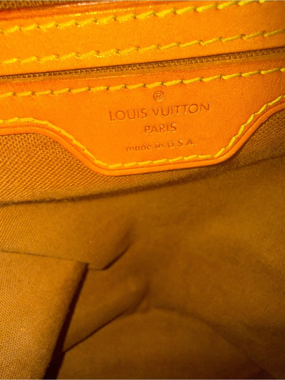 LOUIS VUITTON Monogram Canvas Montsouris GM Backpack Bag with COA and dust bag